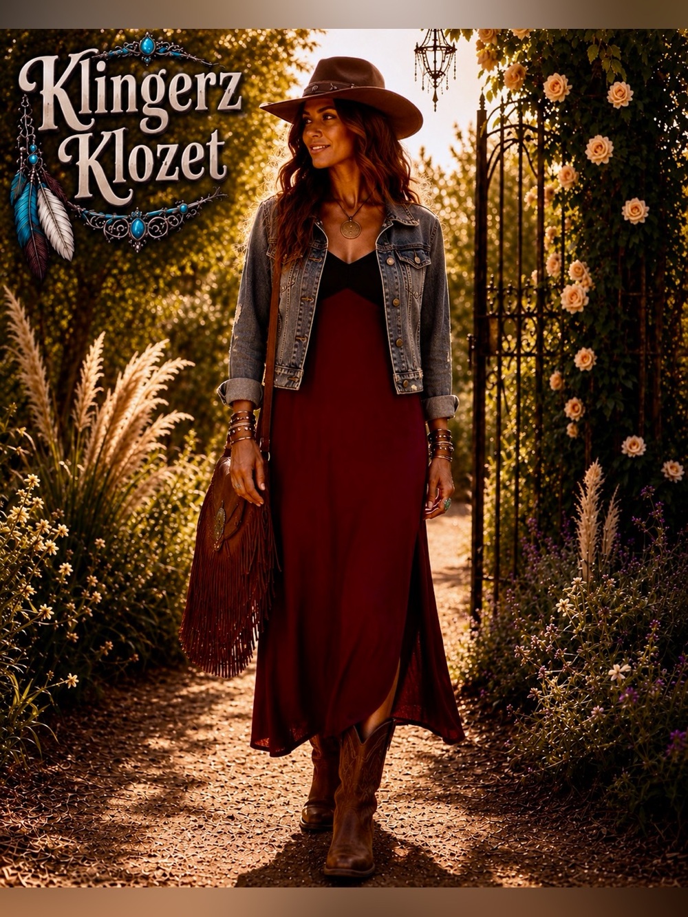 Forever 21 Cappuccino & Sienna Long Dress